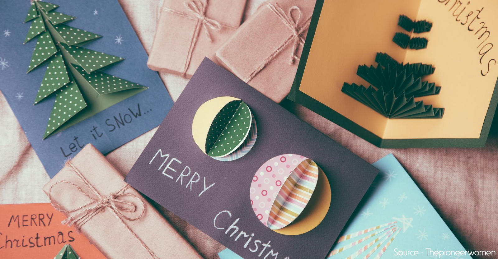 DIY Handmade Christmas Cards For Your Loved Ones DIY Handmade Christmas Cards For Your Loved Ones