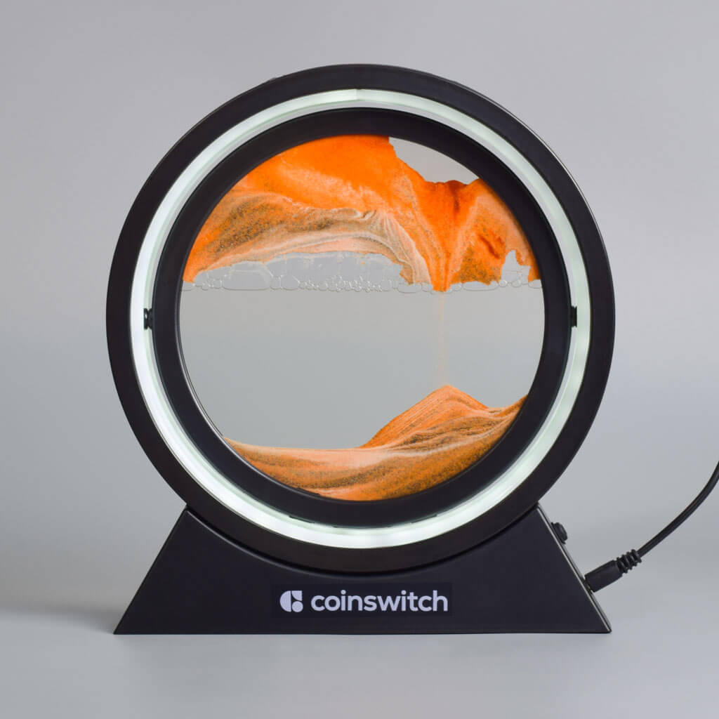 Rotating Sandscape Decorative Lamp - Coinswitch Rotating Sandscape Decorative Lamp - Coinswitch