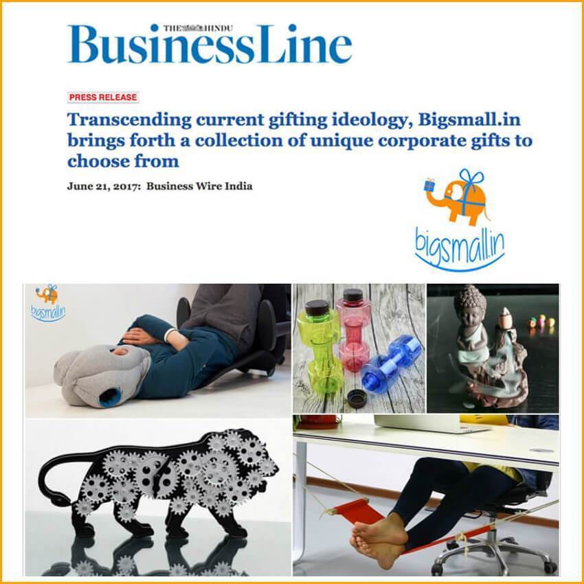 The Hindu | Transcending current gifting ideology, Bigsmall.in brings forth a collection of unique corporate gifts to choose from