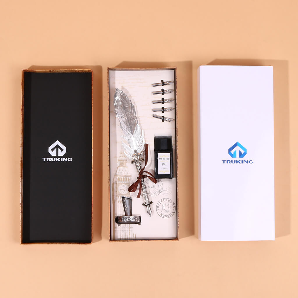 Trucking - Customized Calligraphy Feather Pen Set Trucking - Customized Calligraphy Feather Pen Set