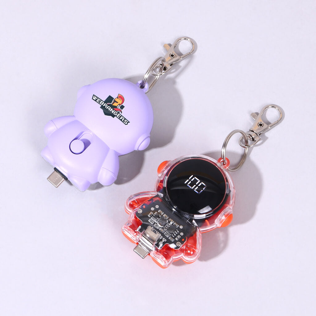 WebRangers - Customized Astro Keychain With Emergency Powerbank 2500mAh(Type C & iPhone) WebRangers - Customized Astro Keychain With Emergency Powerbank 2500mAh(Type C & iPhone)