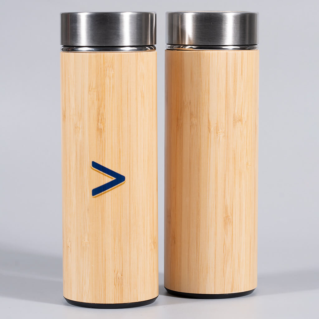 Stainless Steel Bamboo Bottle - Corporate Gift Stainless Steel Bamboo Bottle - Corporate Gift