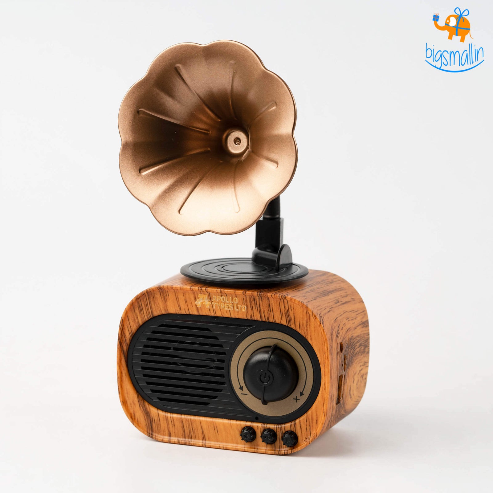 Vintage Gramophone Bluetooth Speaker - Apollo Tyres Vintage Gramophone Bluetooth Speaker - Apollo Tyres