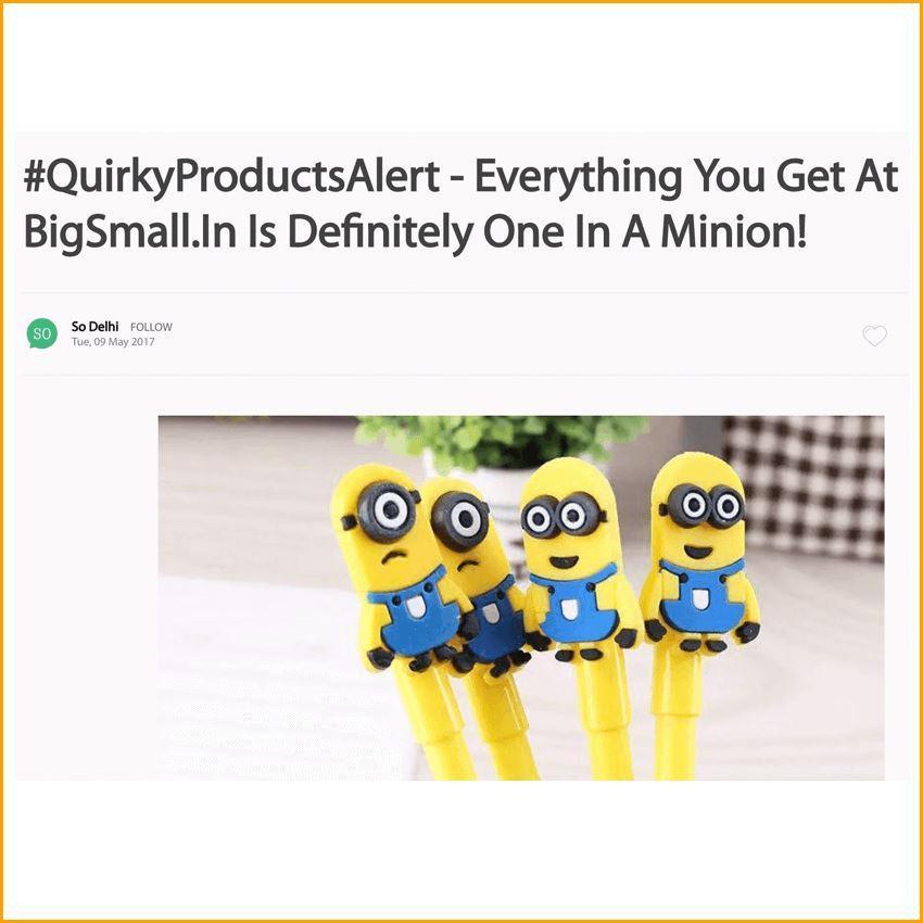 SoDelhi | #QuirkyProductsAlert - Everything You Get At BigSmall.in Is Definitely One In A Minion!