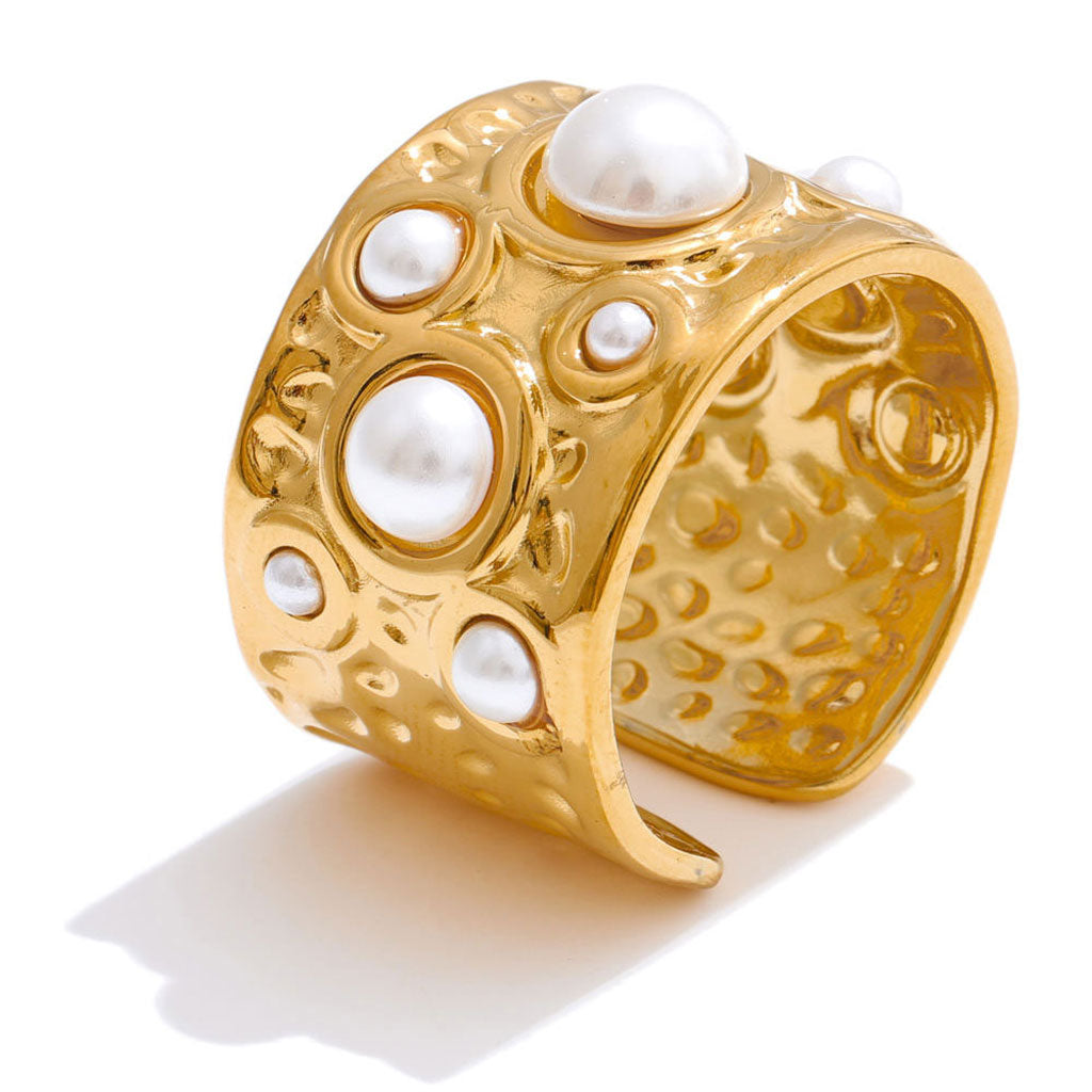 Pearl Studded Statement Ring Pearl Studded Statement Ring