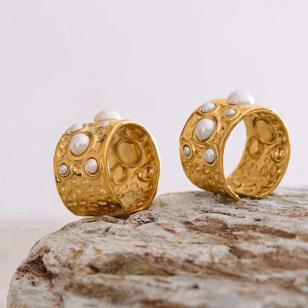 Pearl Studded Statement Ring Pearl Studded Statement Ring