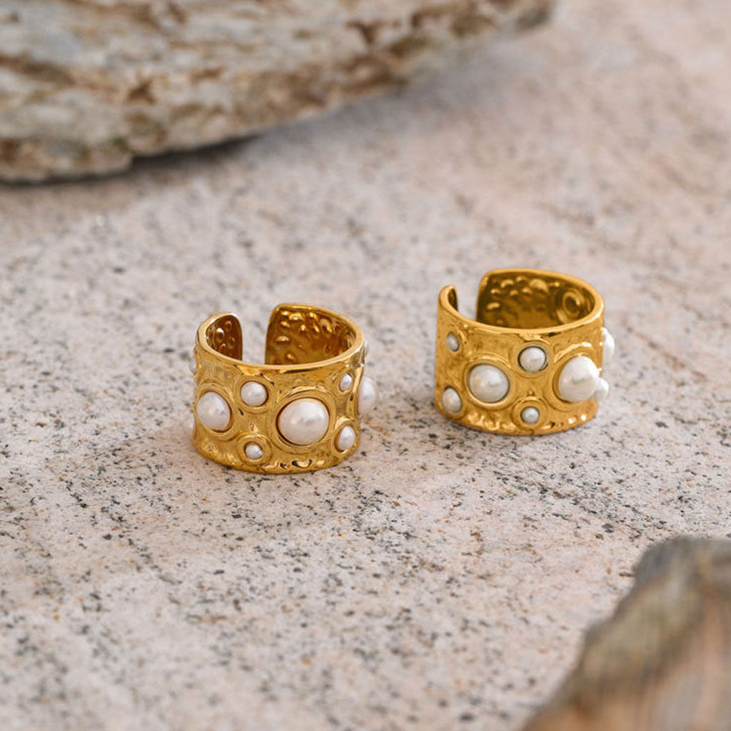 Pearl Studded Statement Ring Pearl Studded Statement Ring