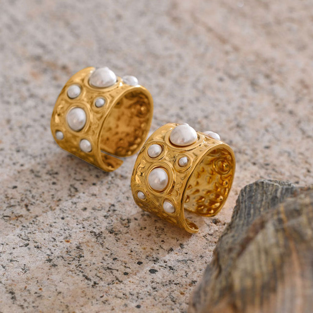 Pearl Studded Statement Ring Pearl Studded Statement Ring