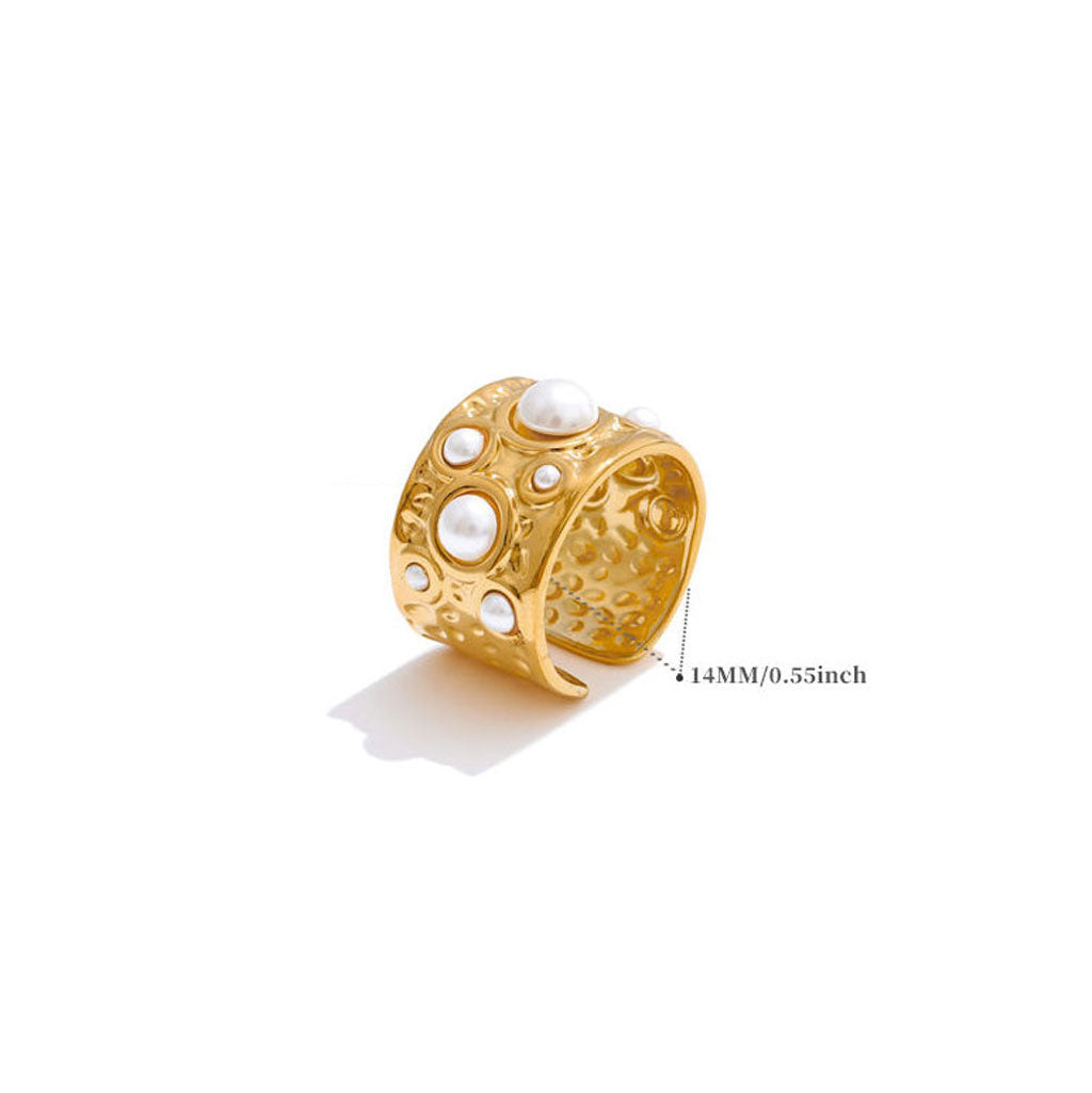 Pearl Studded Statement Ring Pearl Studded Statement Ring