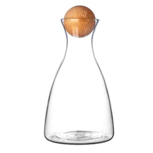 Decanter With Wooden Ball