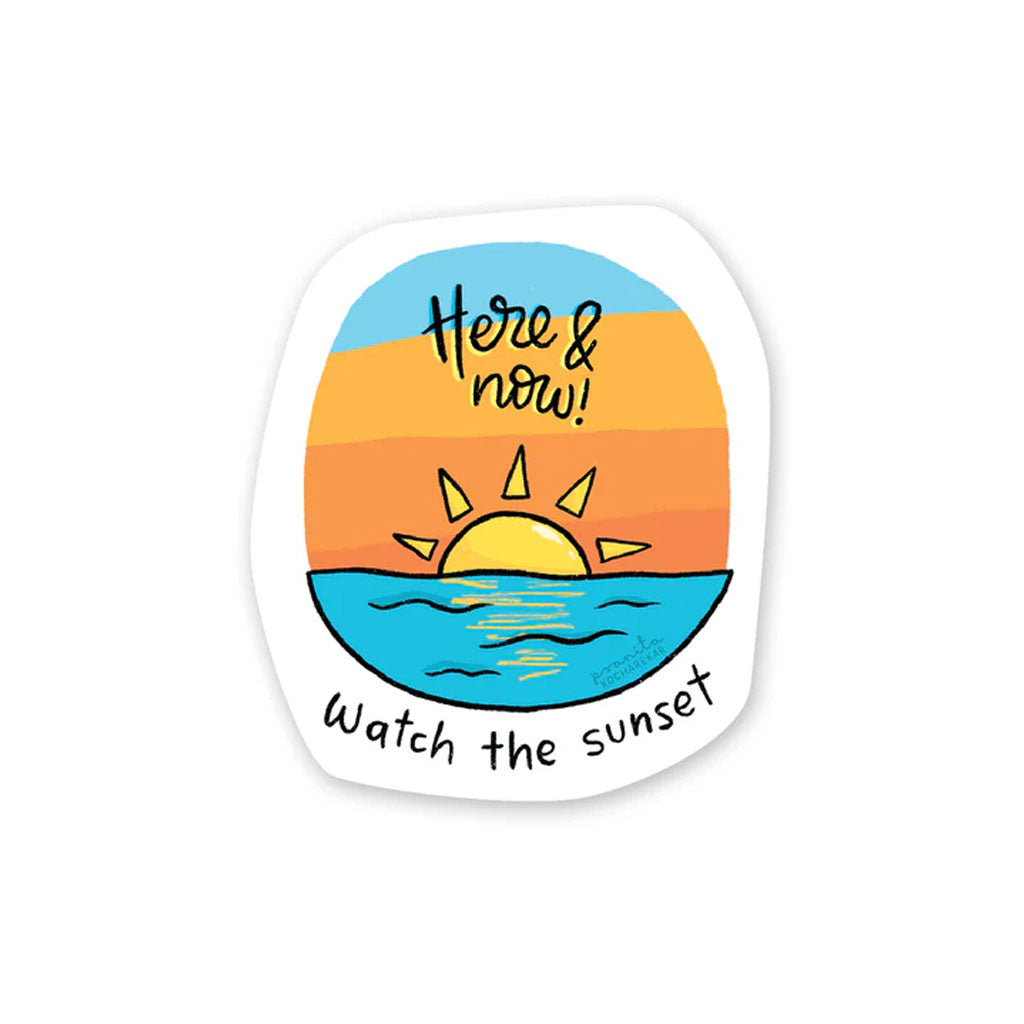 Here & Now Sunset Sticker – Bigsmall.in