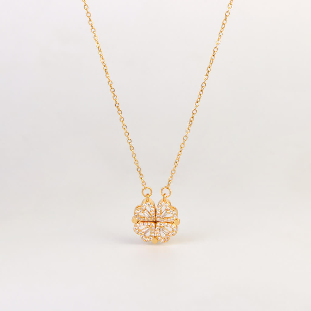 Clover 18K Gold Plated Necklace - Main Image