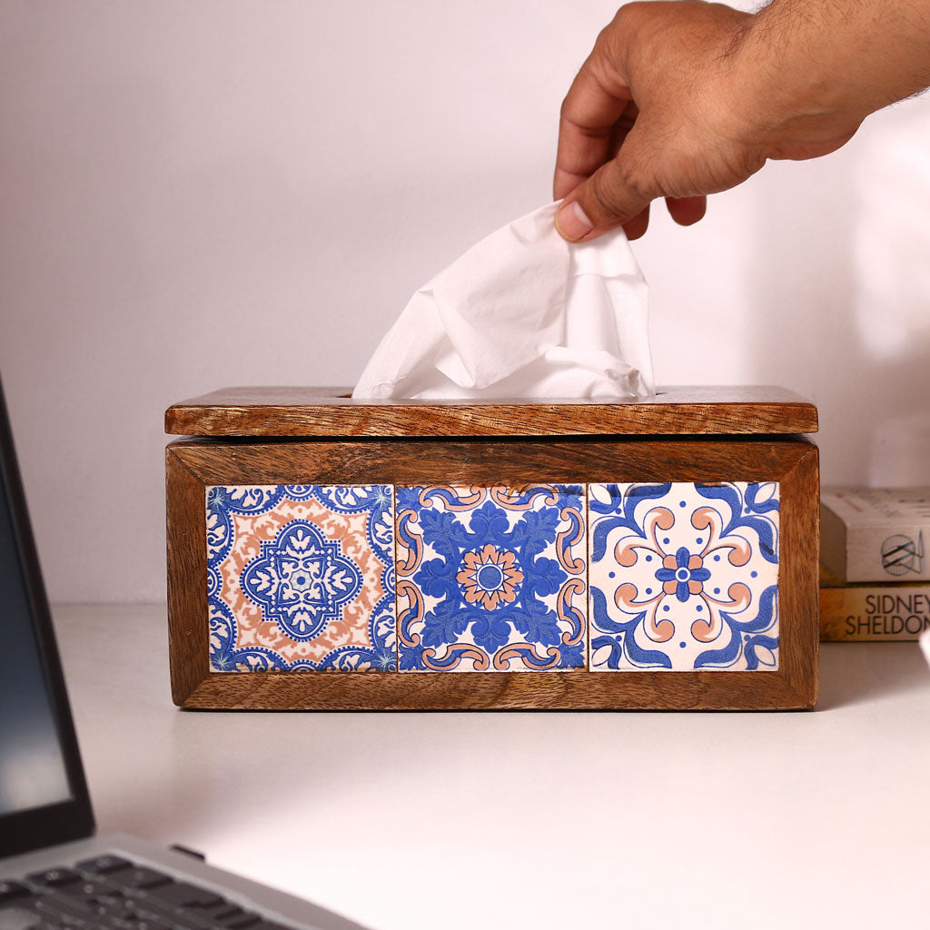 Moroccan Mosaic Tissue Box Moroccan Mosaic Tissue Box