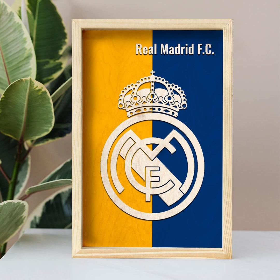 Real Madrid F.C. Wooden Wall Art