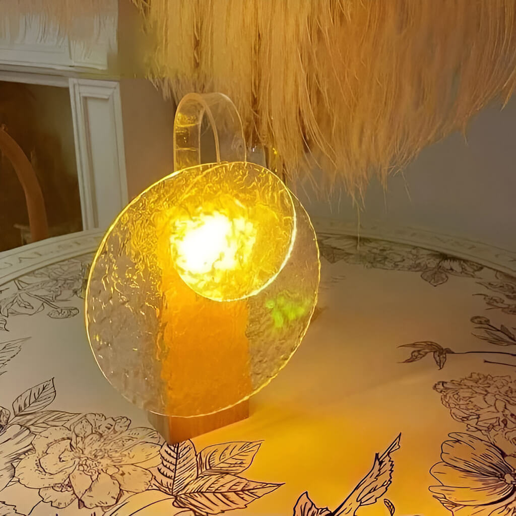 Rotating Ripple Lamp