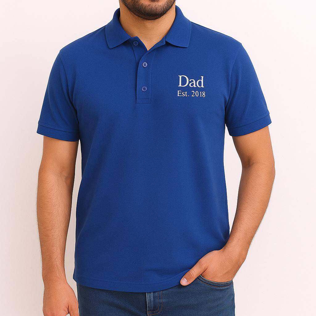 Dad Est. Year Personalized T-Shirt Dad Est. Year Personalized T-Shirt