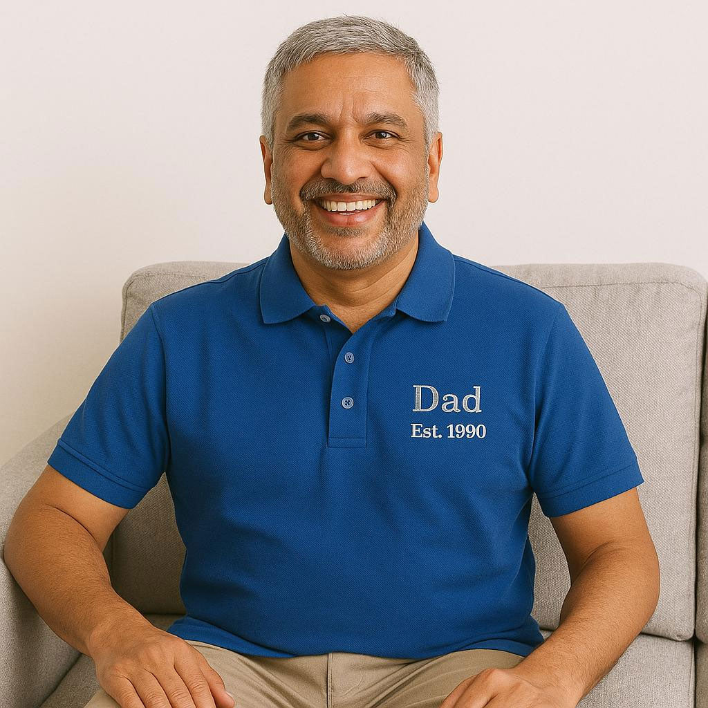 Dad Est. Year Personalized T-Shirt Dad Est. Year Personalized T-Shirt