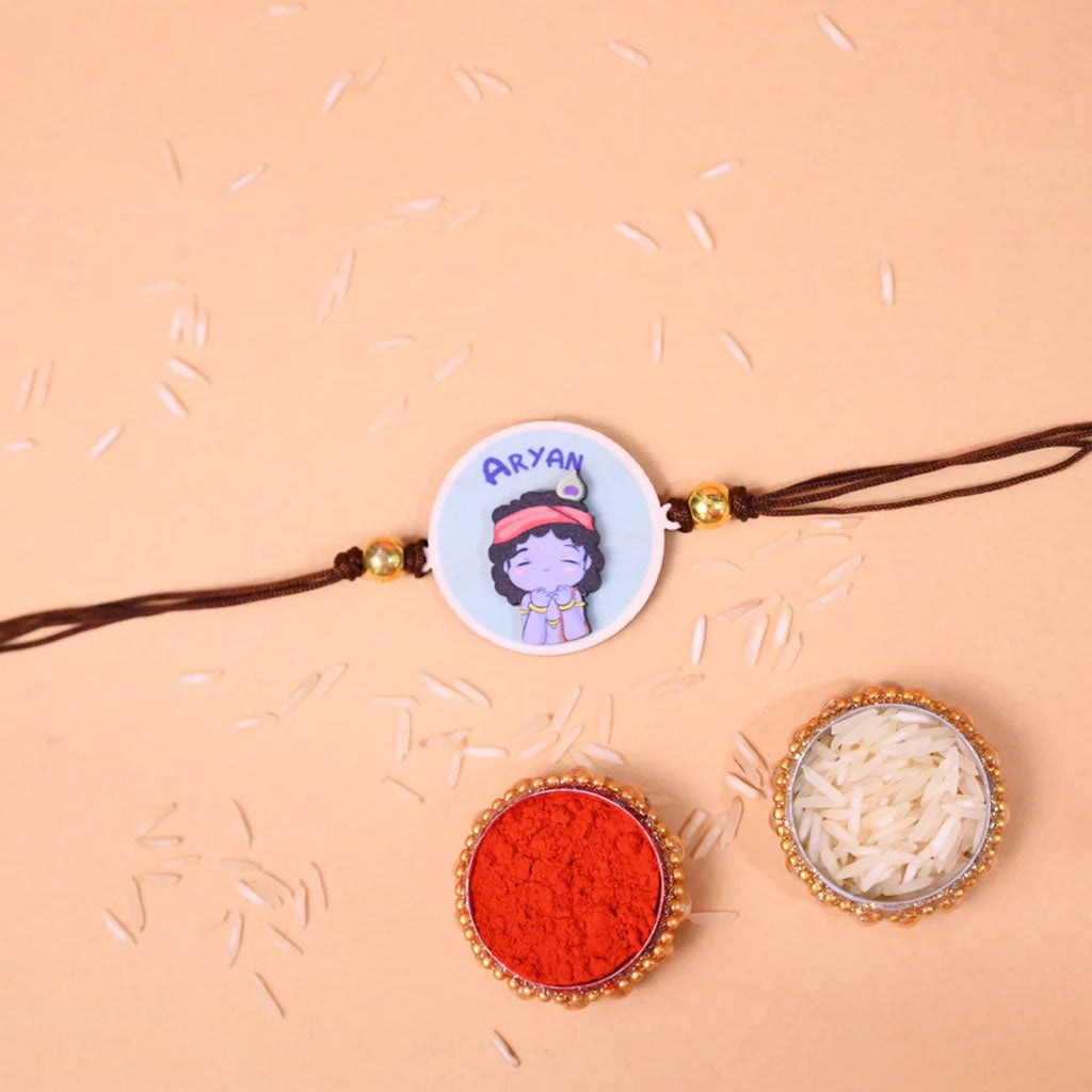 Personalised Krishna Rakhi