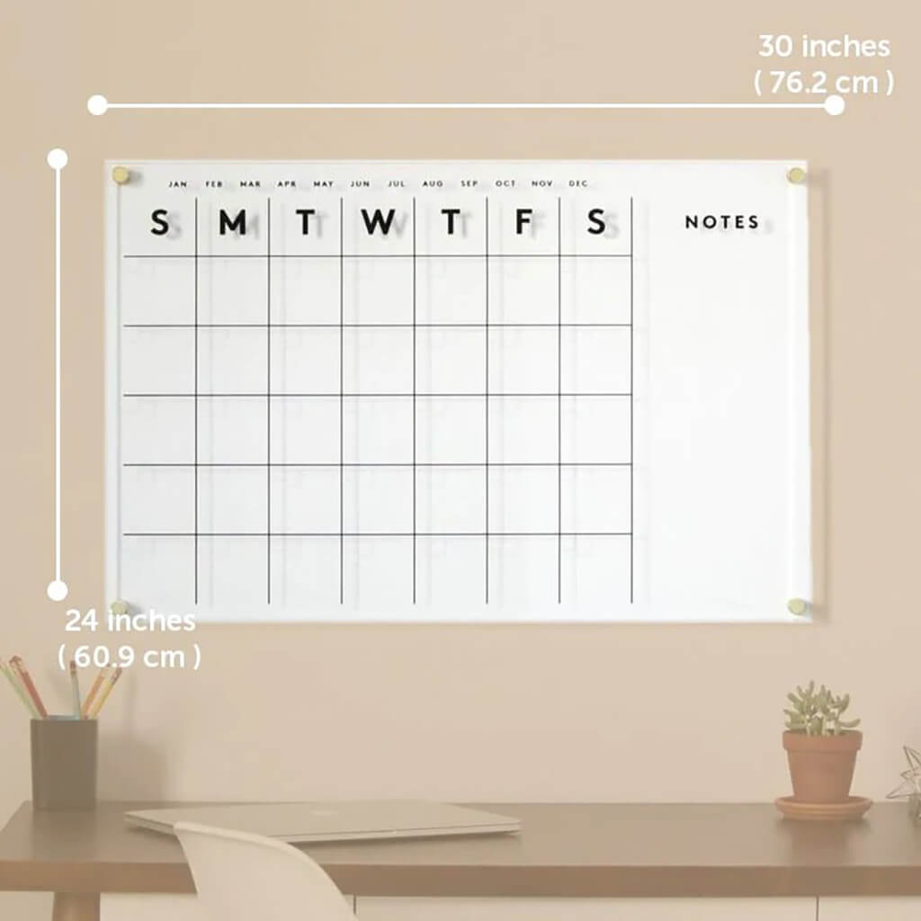 Acrylic Calendar Board