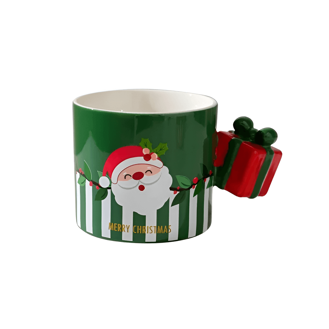 Christmas Gift Box Handle Mug