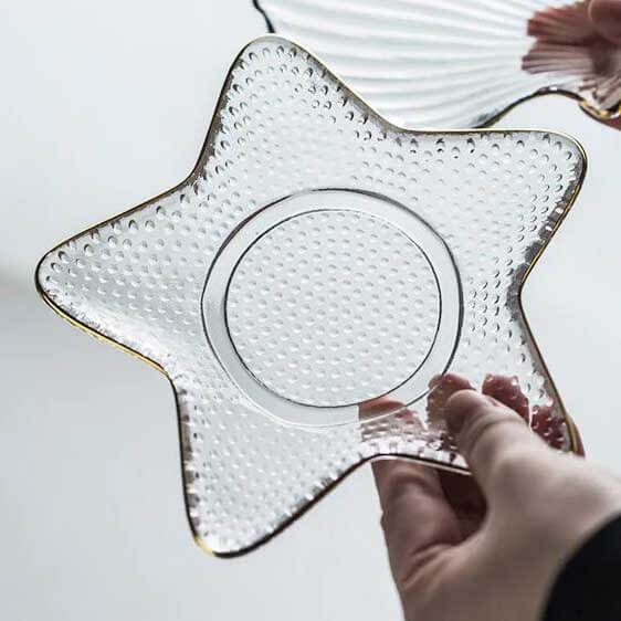 Starry Glass Platter