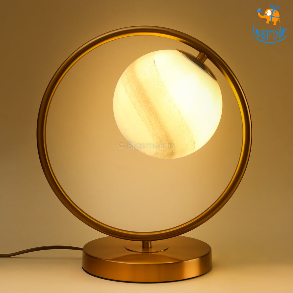 3D Glass Planet Table Lamp