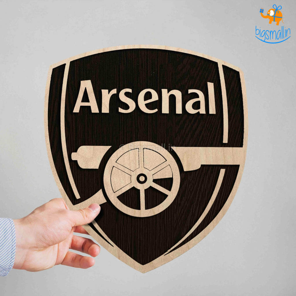 Arsenal Engraved Wooden Crest