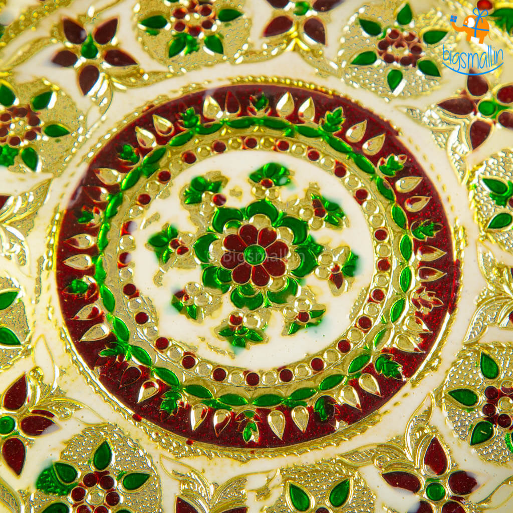 Handcrafted Artisan Pooja Plate