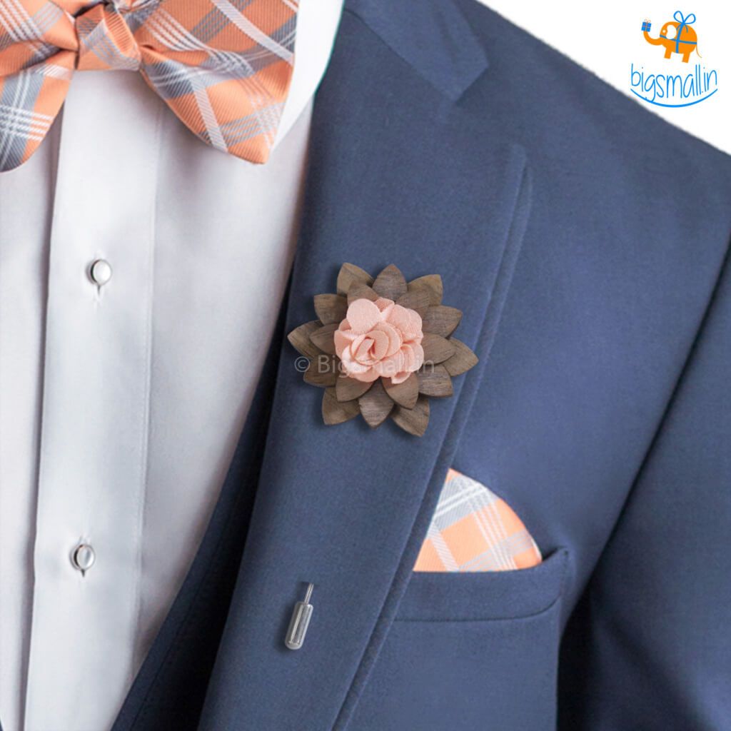 Flower brooch for coat sales