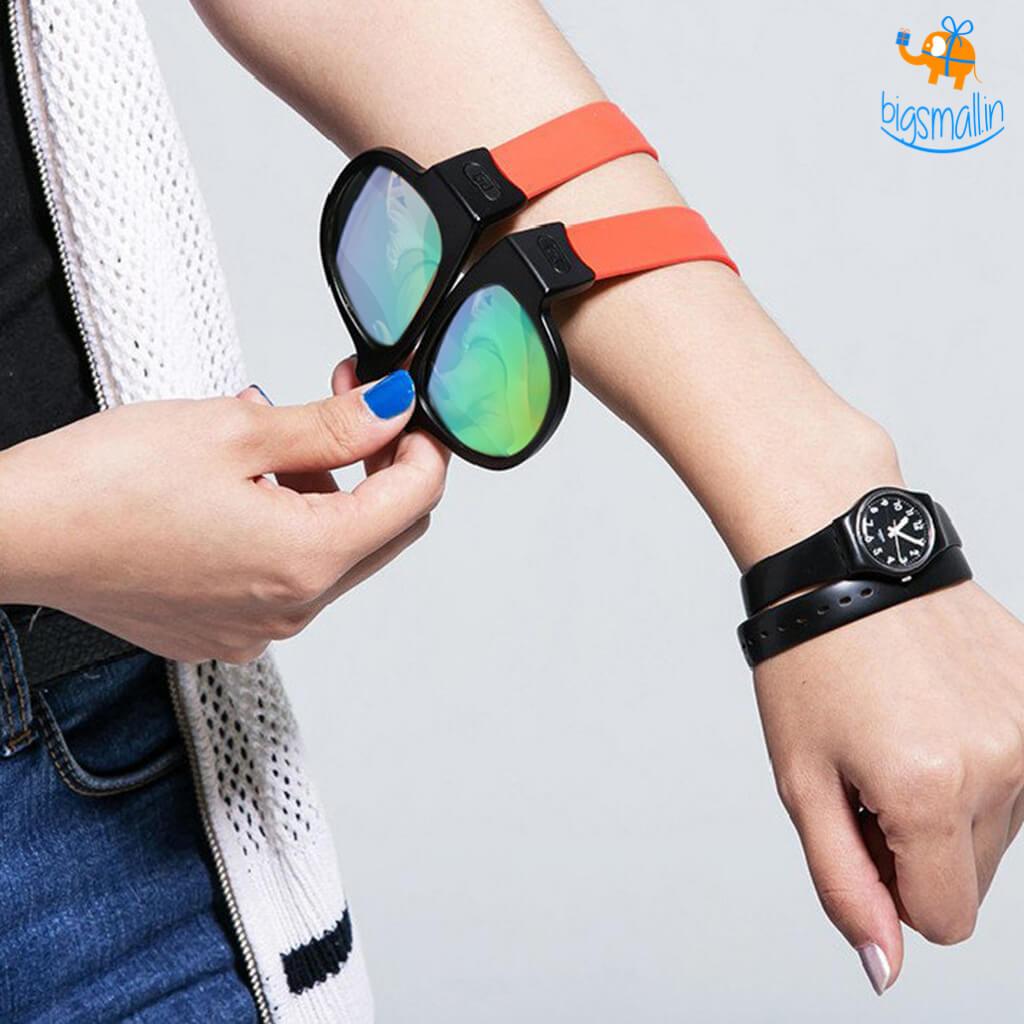 Foldable Sunglasses - bigsmall.in Foldable Sunglasses - bigsmall.in
