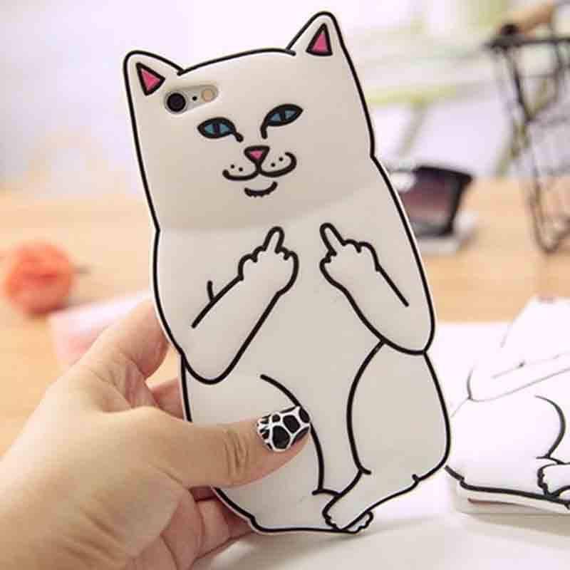 Funny Cat iPhone Cover - bigsmall.in