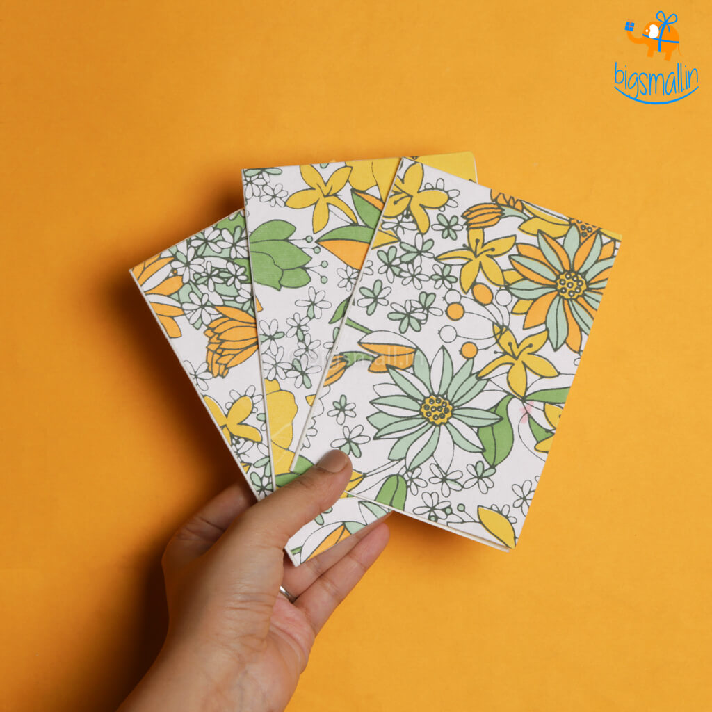 Buy Floral Greeting Card - Set Of 3 (Assorted Design) Online in