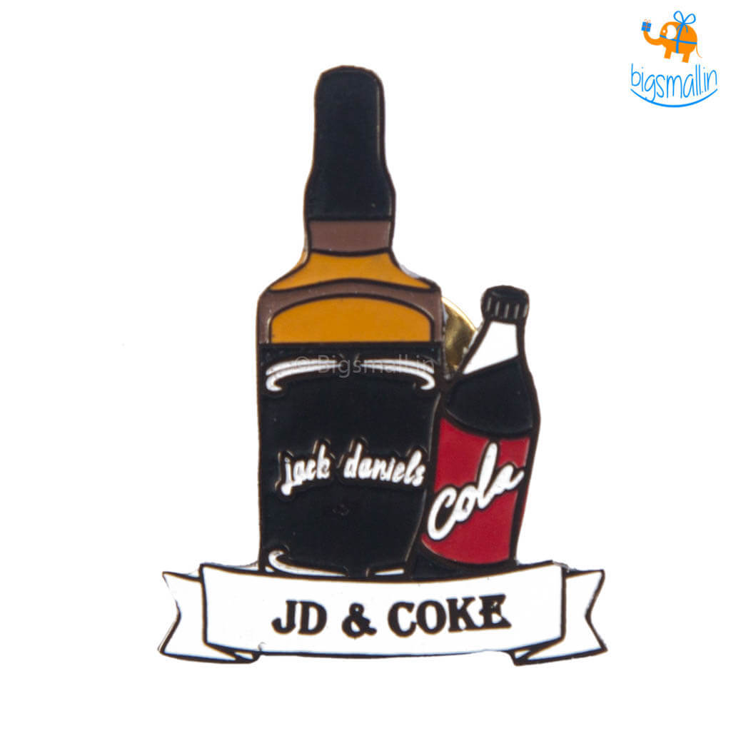 JD & Coke Lapel Pin
