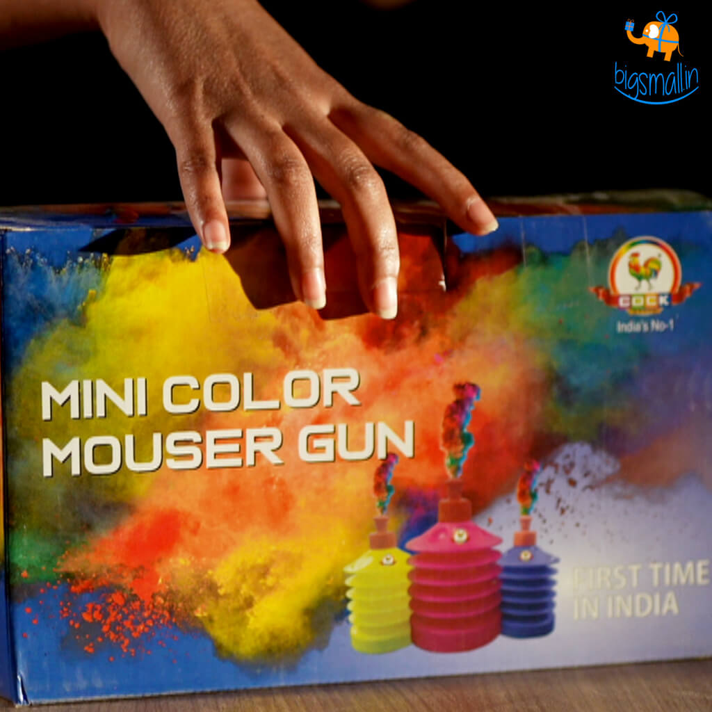 Holi Mini Mouser Gulal Gun - Set of 3