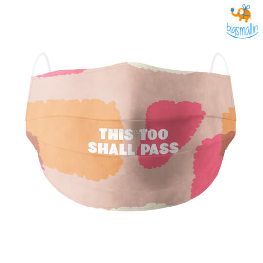 This Too Shall Pass Cotton Mask With Filter