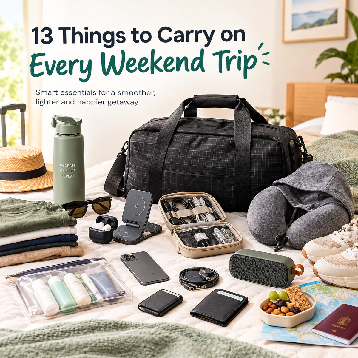  things to carry on weekend trip