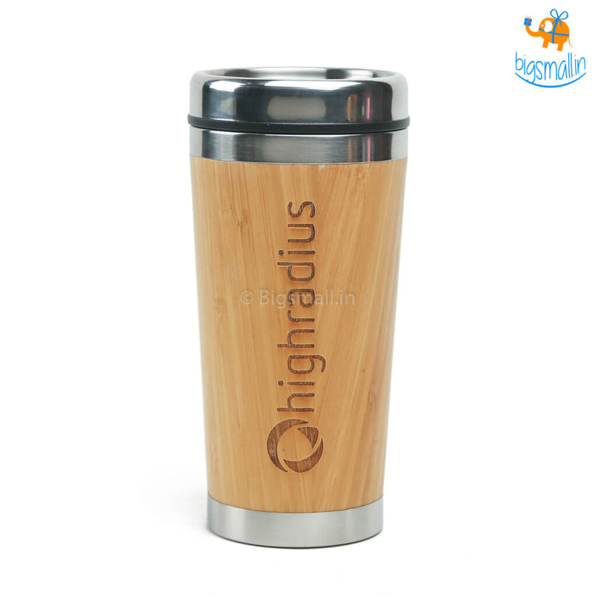 Eco-Friendly Bamboo Flask - High Radius