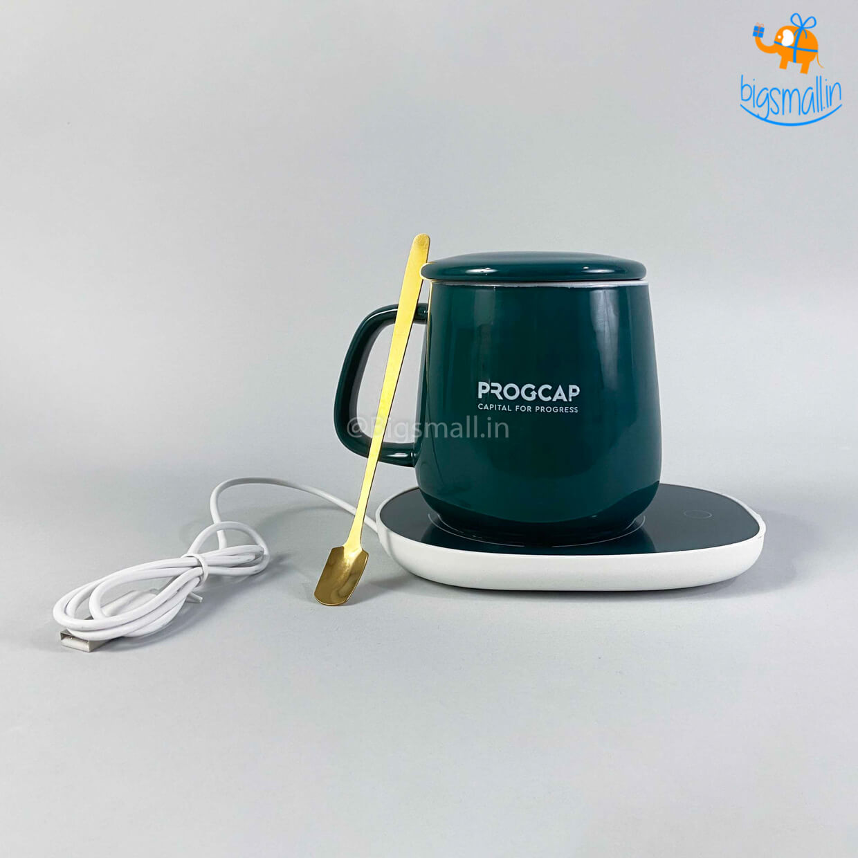 Coffee Mug With Electric Warmer - Progcap
