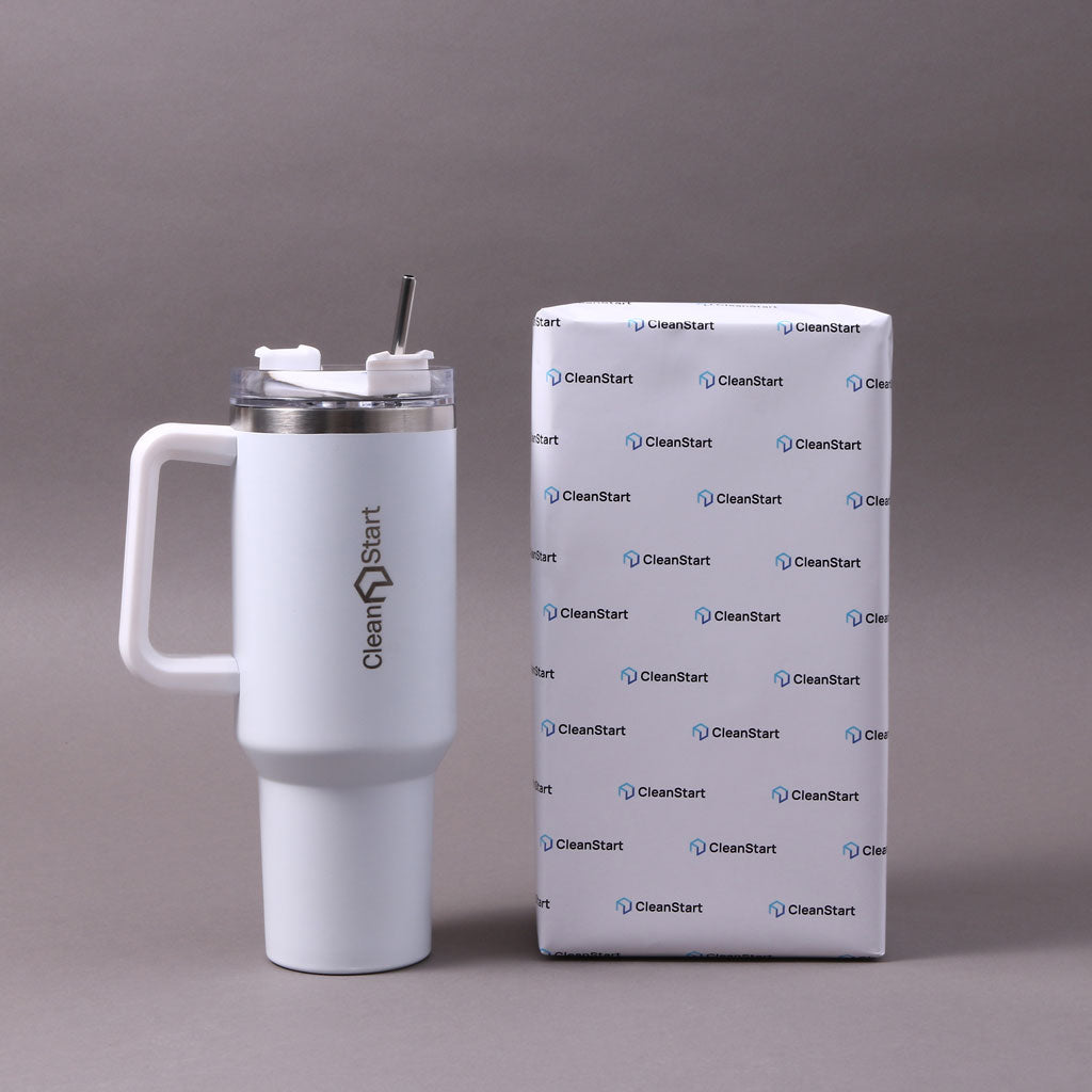 CleanStart - Customized Insulated Sipper Flask with Straw