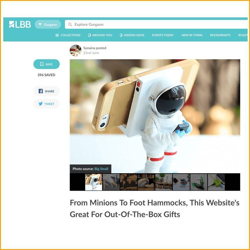 LBB | From Minions To Foot Hammocks, This Website's Great For Out-Of-The-Box Gifts