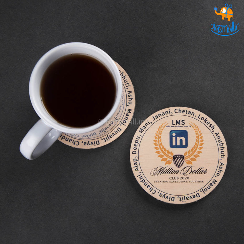 Wooden Coasters - LinkedIn
