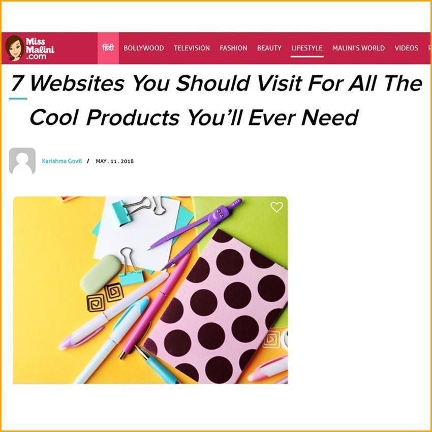 Miss Malini | 7 Websites You Should Visit For All The Cool Products You’ll Ever Need