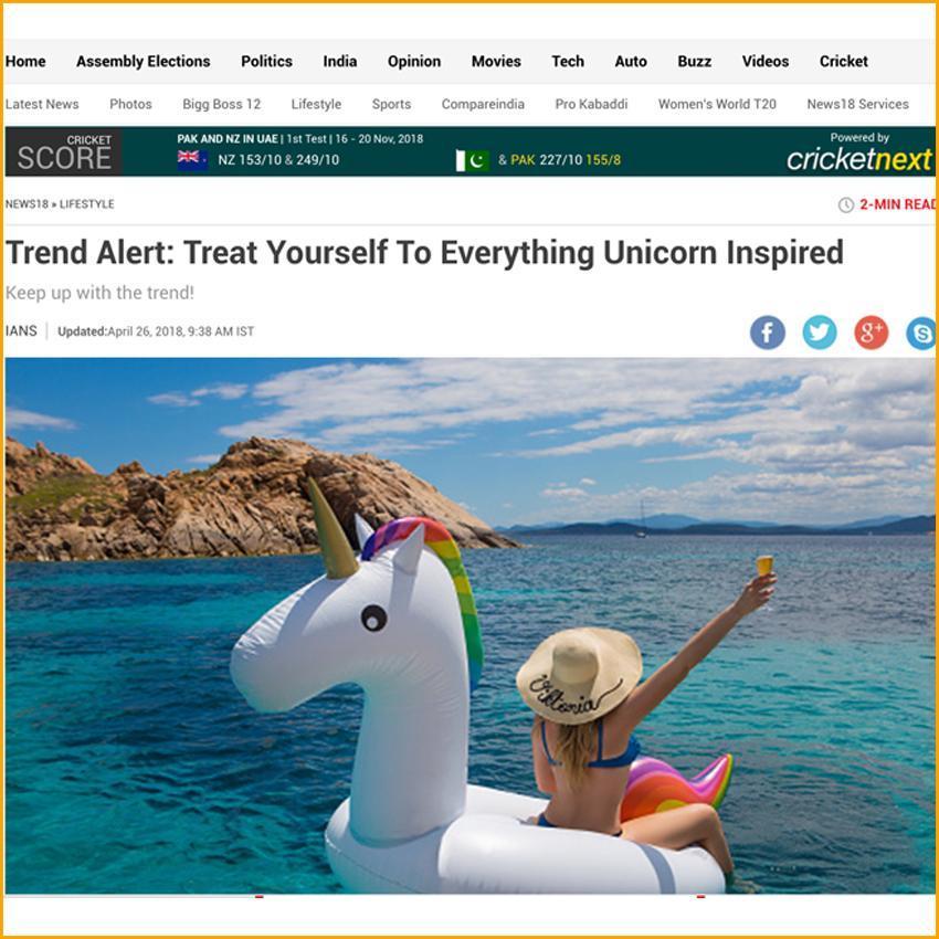 NEWS18 | Trend Alert: Treat Yourself To Everything Unicorn Inspired