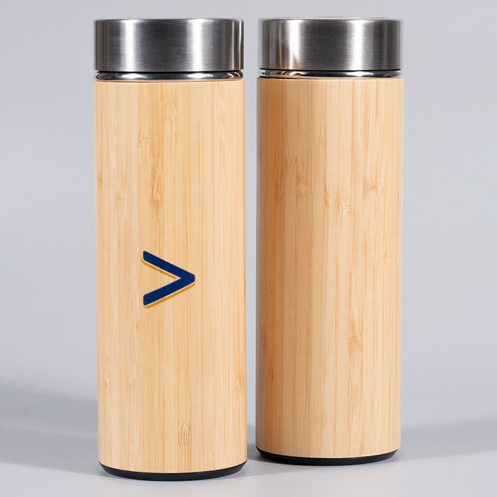 Stainless Steel Bamboo Bottle - Corporate Gift