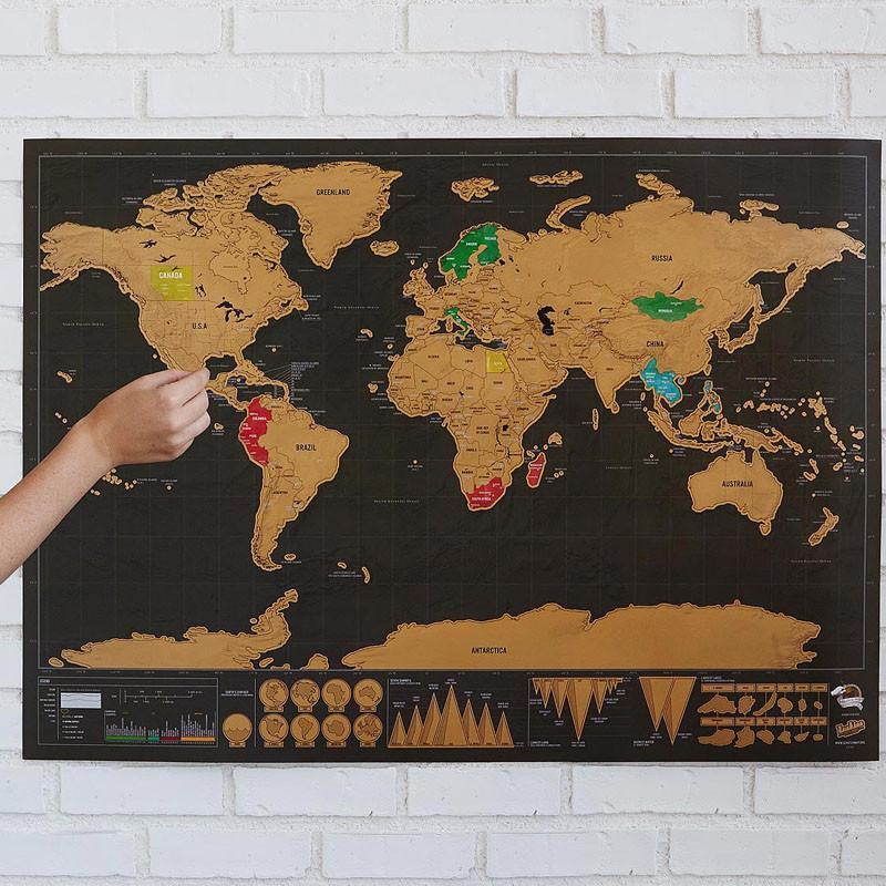 Why a Travel Scratch Map is a Great Gifting Idea