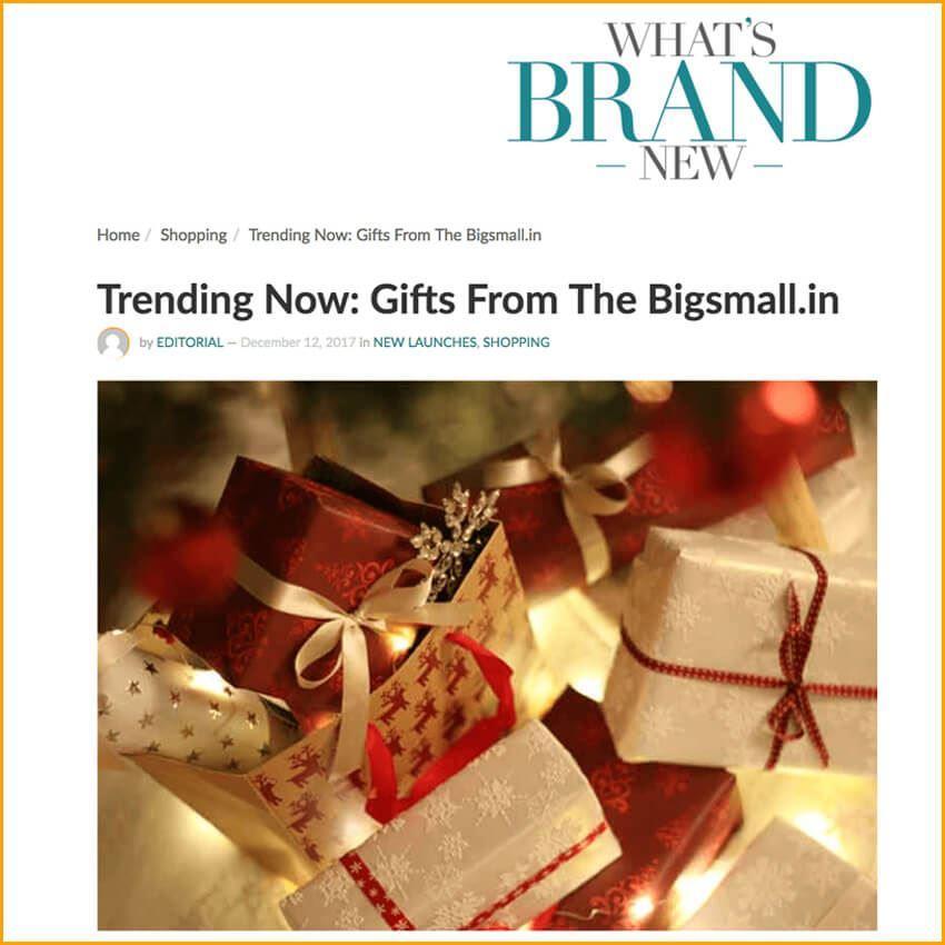 What's Brand New | Trending Now: Gifts From The Bigsmall.in
