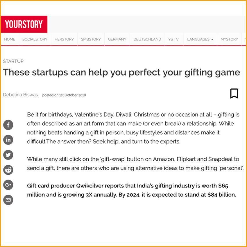 YourStory | These startups can help you perfect your gifting game