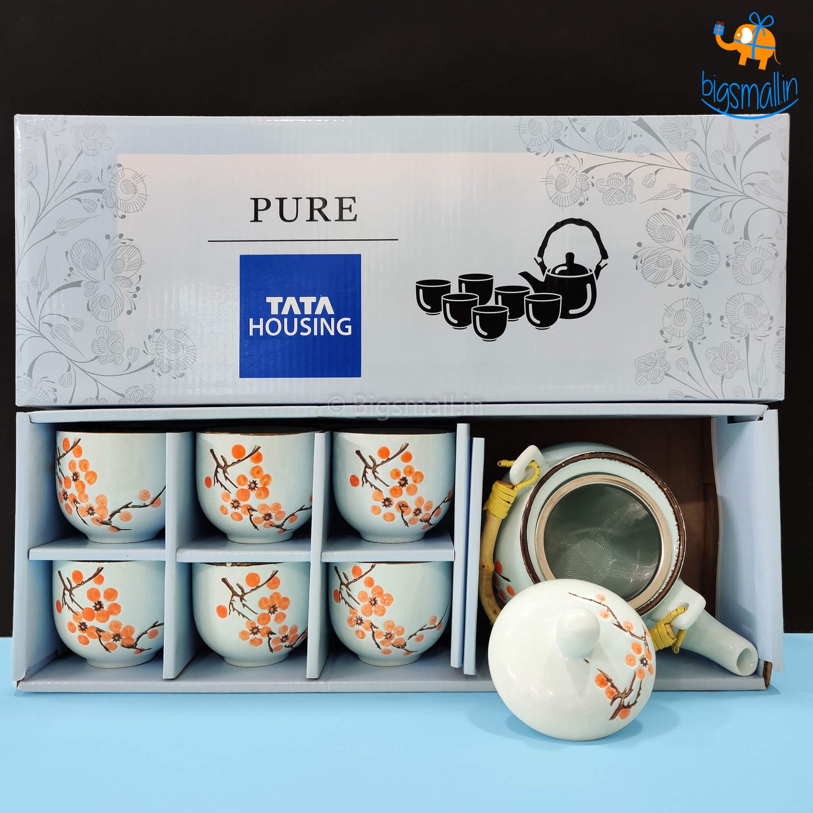 Teapot With Cup Set - Tata Housing