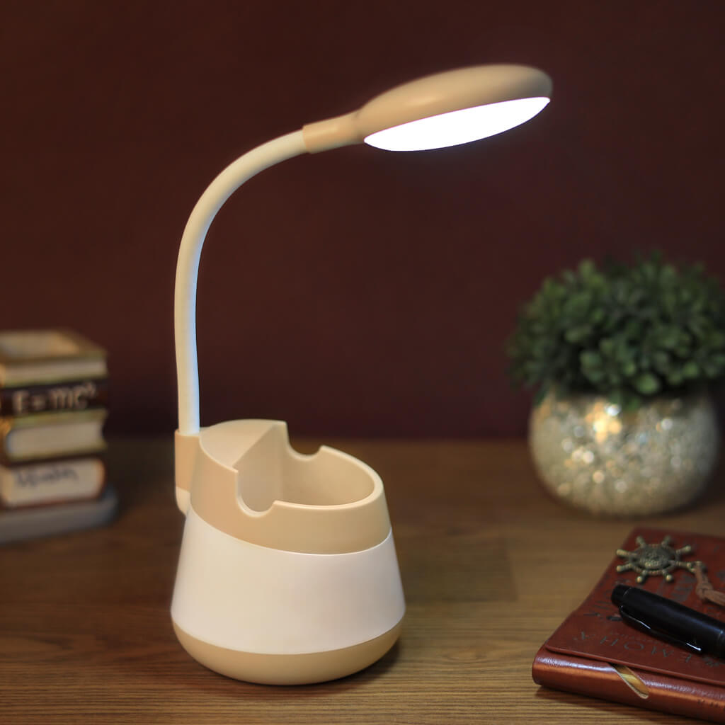 Work Table Lamp with Pen Stand