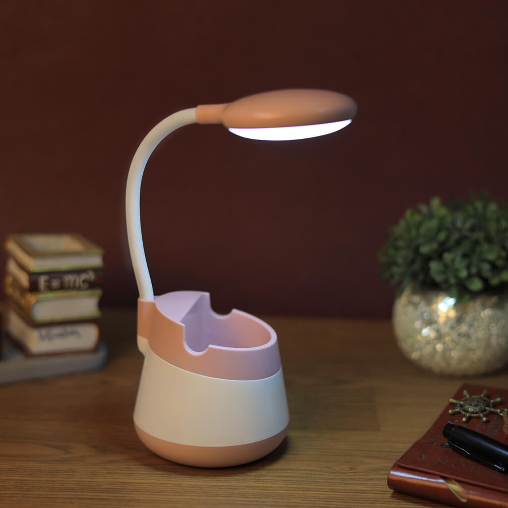 Work Table Lamp with Pen Stand